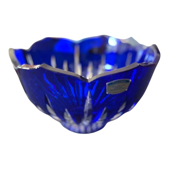 Vintage Art Crystal Bowl - Picture 7 of 8